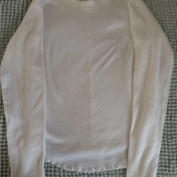 We The Free Women's White Long Sleeve Tee - Picture 2 of 6